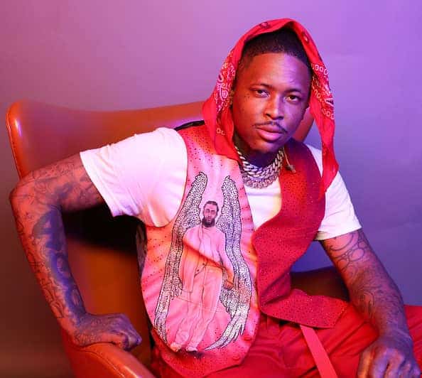 YG poses for a portrait during the BET Awards 2019 at Microsoft Theater on June 23