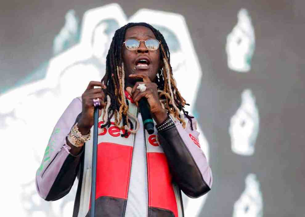 Young Thug on stage