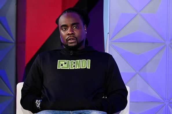 Wale speaks onstage during the 2019 BET Experience Genius Talks Sponsored By Dennys at Los Angeles Convention Center on June 21