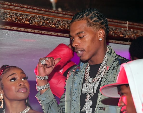Jayda Cheaves and Lil Baby attend Jeezy+Lil Baby Birthday Celebration at Compound on October 6