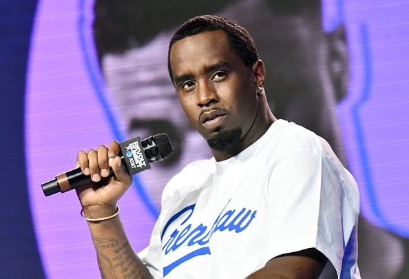 Rapper Sean 'Diddy' Combs attends the REVOLT & AT&T Summit on October 25