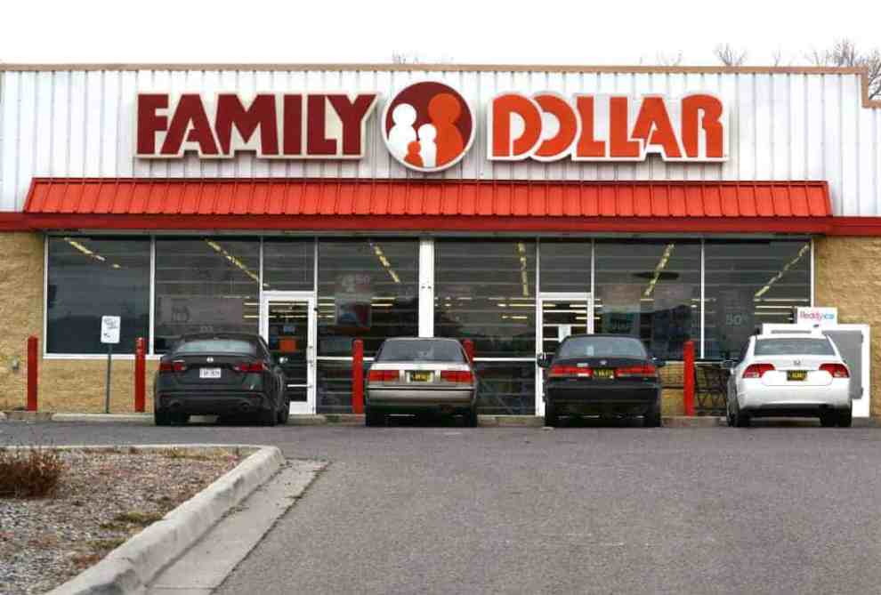 Family dollar store front