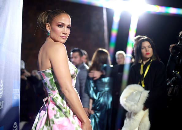 Jennifer Lopez attends the 31st Annual Palm Springs International Film Festival Film Awards Gala at Palm Springs Convention Center on January 02