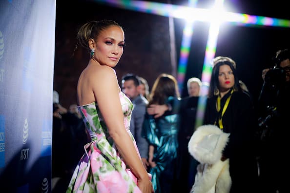 Jennifer Lopez attends the 31st Annual Palm Springs International Film Festival Film Awards Gala at Palm Springs Convention Center on January 02