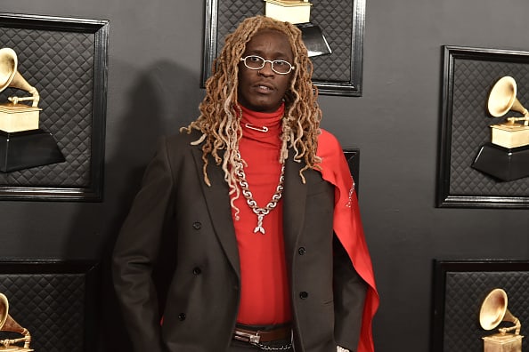 Young Thug attends the 62nd Annual Grammy Awards at Staples Center on January 26