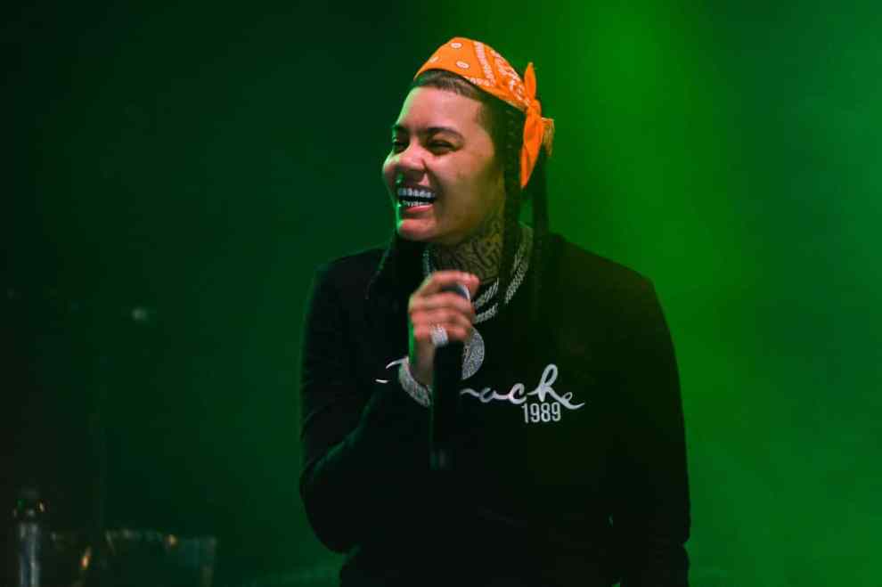 Young MA on stage alone