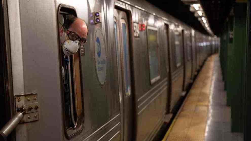 Conductor on the train
