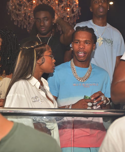 Lil Baby and Jayda Cheaves attend Welcome To Atlanta at Compound on August 14