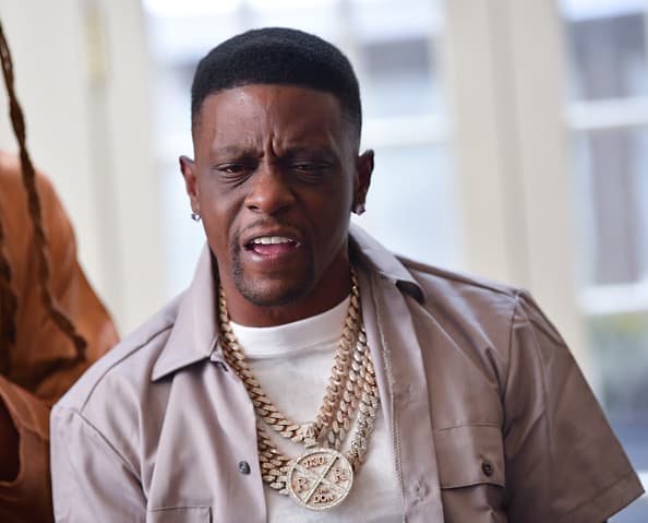 Rapper Lil Boosie on the set of the music Video "Shottas" at Private Residence on September 23