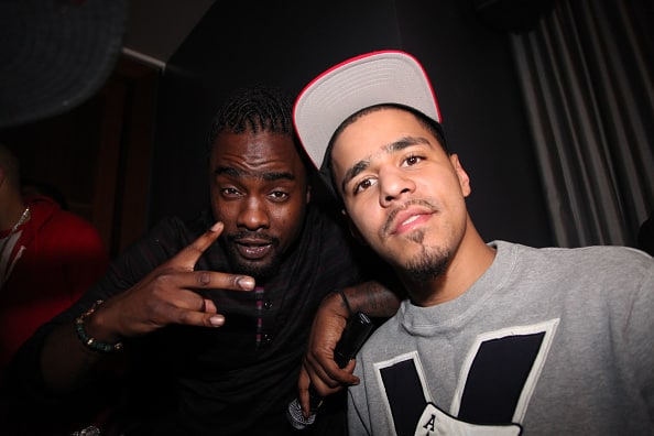 Wale and J. Cole attend the Gansevoort Park Avenue on October 26