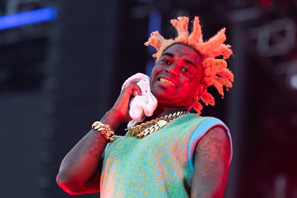Kodak Black performs onstage during day 2 at Rolling Loud Miami 2021 at Hard Rock Stadium on July 24