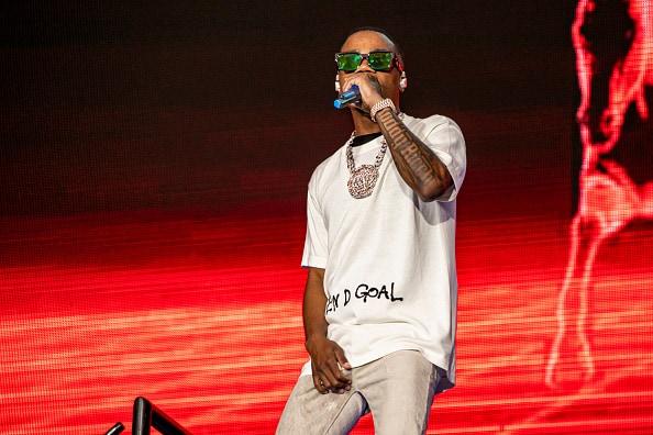 Rapper Roddy Ricch performs during day two of Lollapalooza at Grant Park on July 30