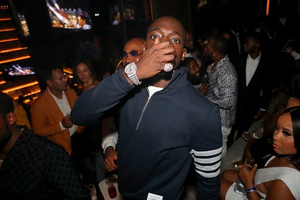 Bobby Shmurda attends Jay-Z's 40/40 Club 18th Anniversary celebration at 40/40 Club on August 28