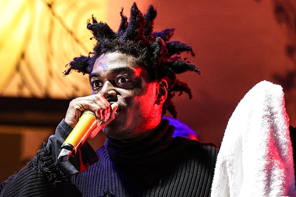 Kodak Black performs at the Miami Benefit concert for Haiti at Oasis Wynwood on September 03