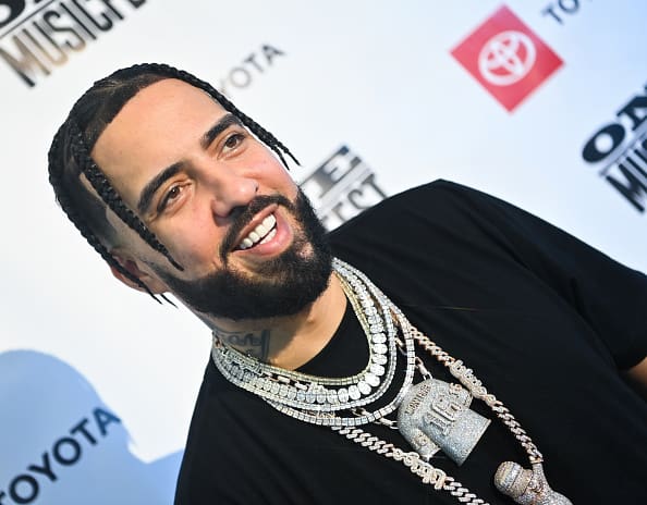 French Montana backstage during day 2 of 2021 ONE Musicfest at Centennial Olympic Park on October 10