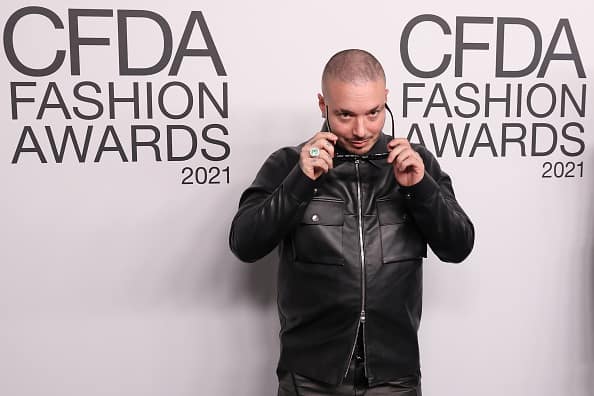 J Balvin attends the 2021 CFDA Awards at The Seagram Building on November 10