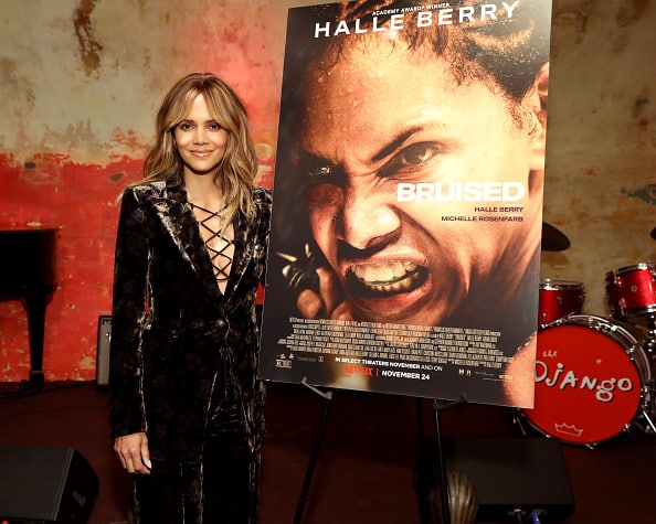 Halle Berry attends Netflix's “Bruised” NY Tastemaker at The Roxy on November 19