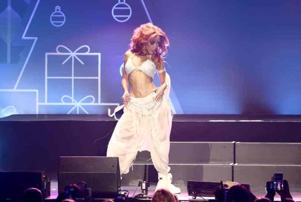 Doja Cat performs onstage during 102.7 KIIS FM's Jingle Ball 2021 Presented By Capital One at The Forum on December 03