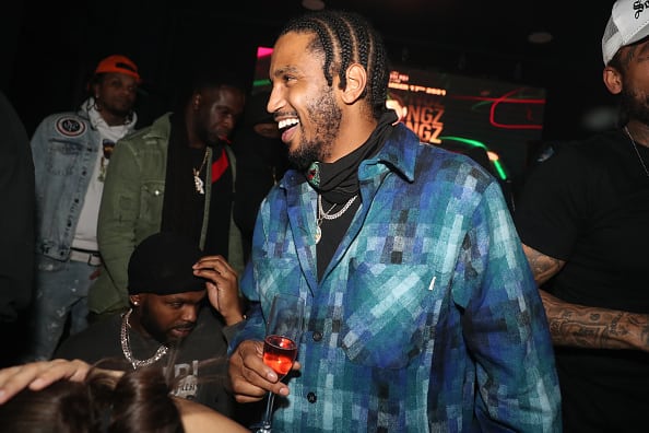 Trey Songz attends The Stafford Room at Harbor New York City on December 17