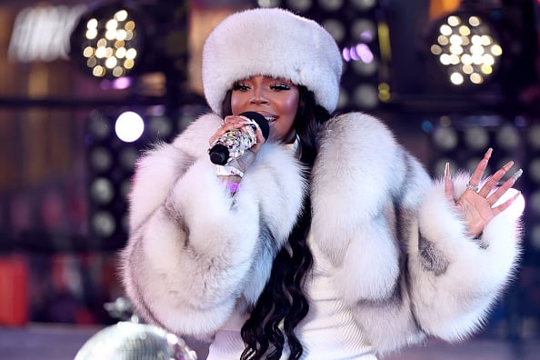 Ashanti performs onstage during the Times Square New Year's Eve 2022 Celebration on December 31