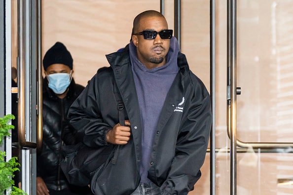 Kanye West is seen in Chelsea on January 05