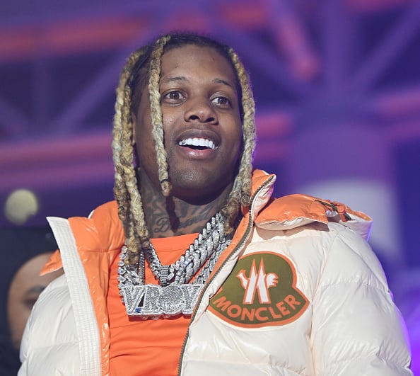 Rapper Lil Durk attends All Star WKND with Lil Durk & Moneybagg Yo at Galleria at Erieview on February 18