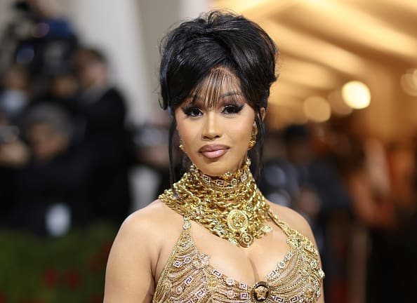 Cardi B attends The 2022 Met Gala Celebrating "In America: An Anthology of Fashion" at The Metropolitan Museum of Art on May 02