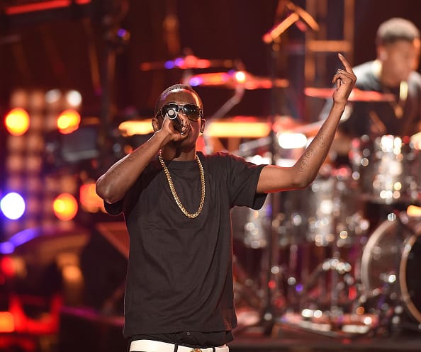 Rapper Bobby Shmurda performs onstage at the BET Hip Hop Awards 2014 at Boisfeuillet Jones Atlanta Civic Center on September 20
