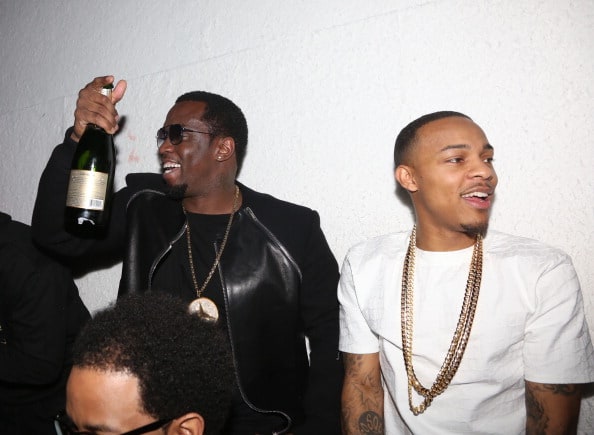 Sean 'Diddy' Combs and Bow Wow attend French Montana Pre-Grammy Party at SupperClub Los Angeles on January 24