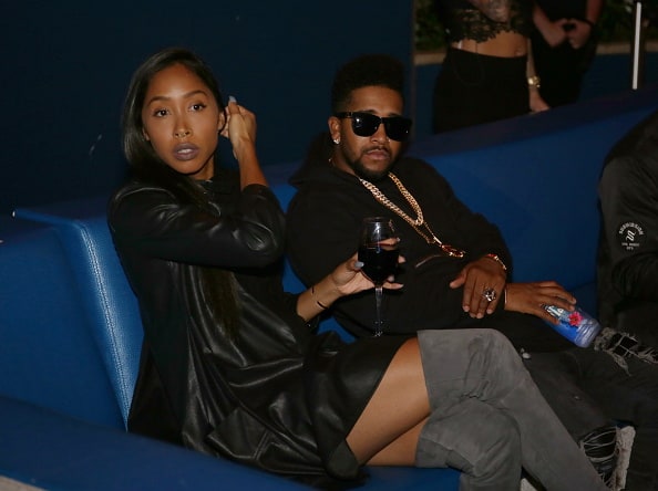 Apryl Jones joins boyfriend Omarion for his performance at The Pool After Dark at Harrah's Resort on Friday October 23
