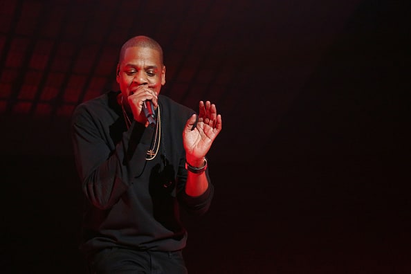 Jay Z performs during Tidal X: 1020 at Barclays Center on October 20