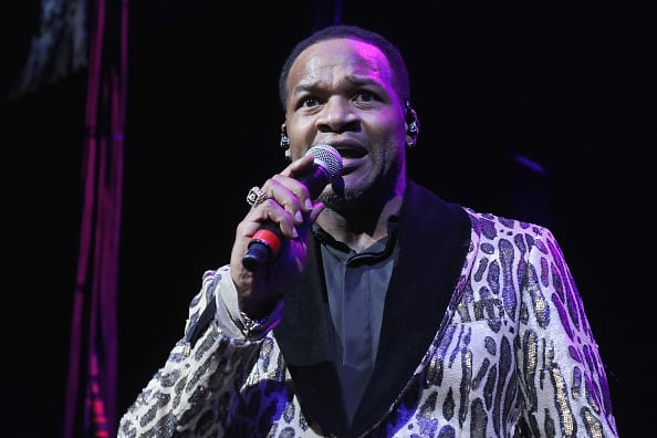 Singer Jaheim attends the "Christmas In The City" concert at the Prudential Center on December 18