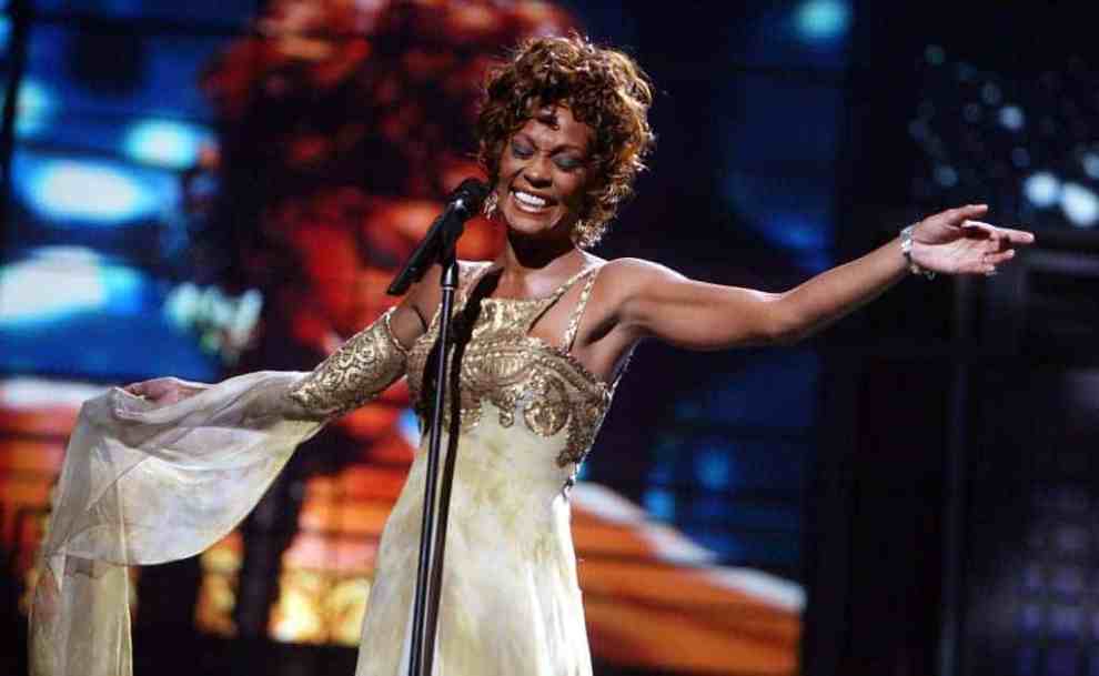 Whitney Houston smiling