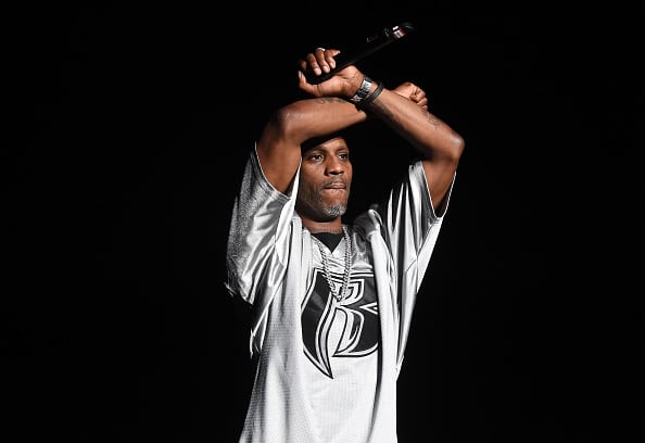 DMX performs onstage during the Bad Boy Family Reunion Tour at The Forum on October 4
