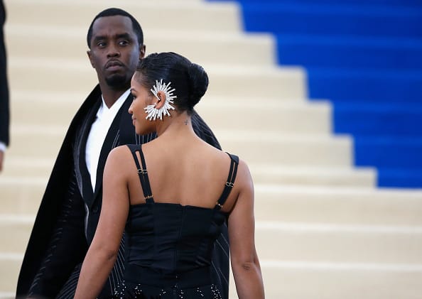 Cassie and Sean 'P. Diddy' Combs attend "Rei Kawakubo/Comme des Garcons: Art Of The In-Between" Costume Institute Gala at The Metropolitan Museum of Art on May 1