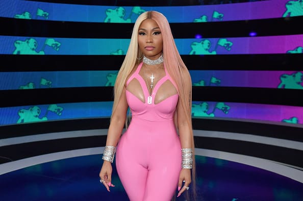 Rapper Nicki Minaj attends the 2017 MTV Video Music Awards at The Forum on August 27
