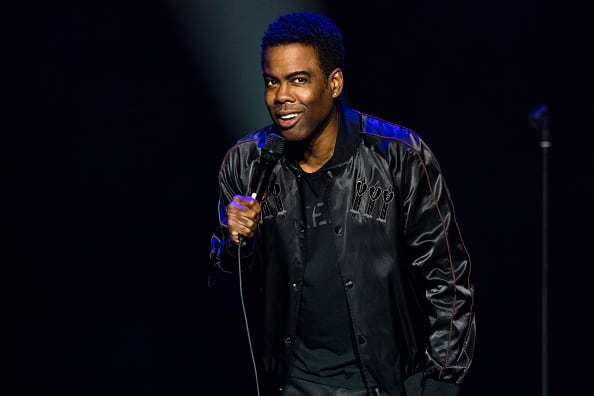 Chris Rock performs live on stage during The Total Blackout Tour at Oslo Spektrum on October 7