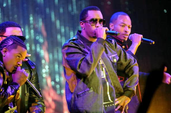 Diddy performs with Day26 at MTV's "Making The Band 4: The Final Chapter" live finale at The Hudson Theatre on April 23