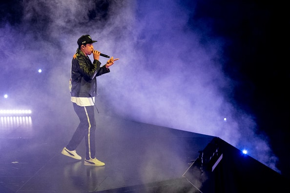 Jay-Z performs at Smoothie King Center on November 9
