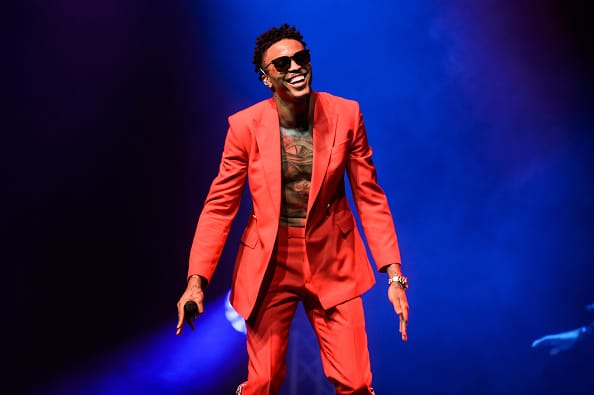 August Alsina performs live on stage at Indigo at The O2 Arena on January 23