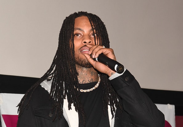 Rapper Waka Flocka attends "Game Night" Atlanta screening at Regal Atlantic Station on February 20