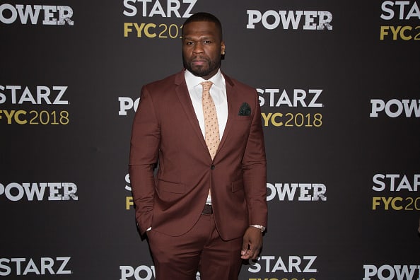 50 Cent arrives to the For Your Consideration event for Starz's "Power" at The Jeremy Hotel on May 3