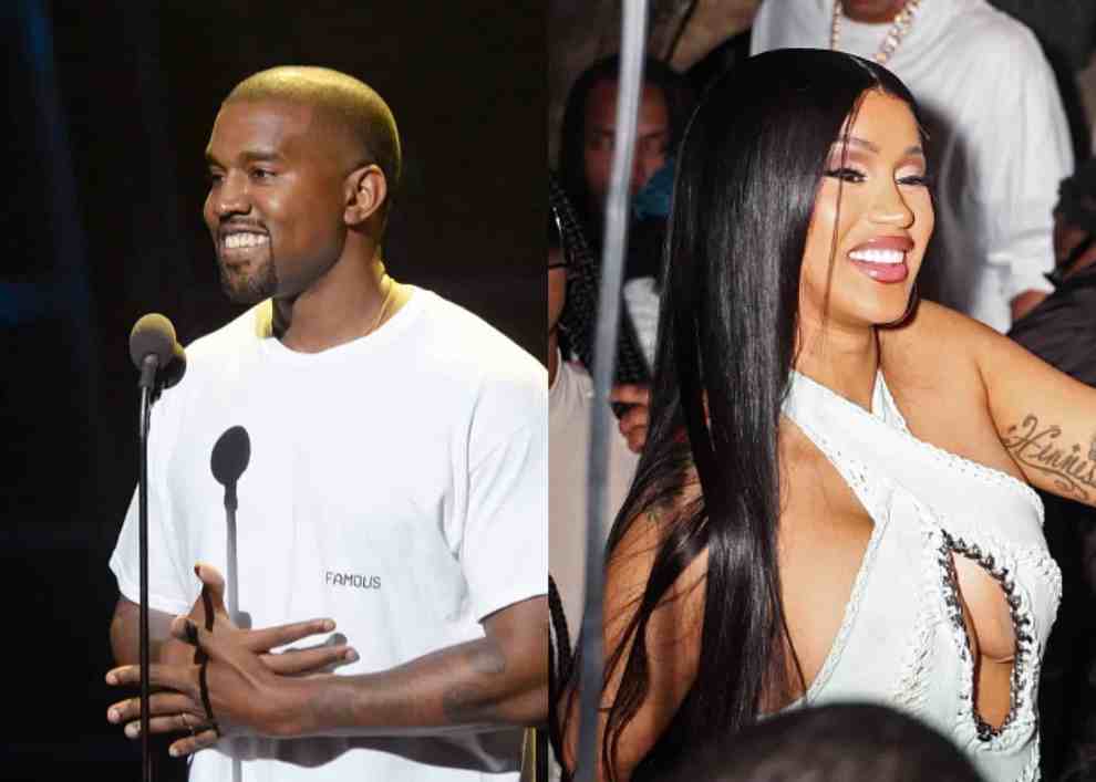 Cardi B and Kanye West|Cardi B and Kanye West