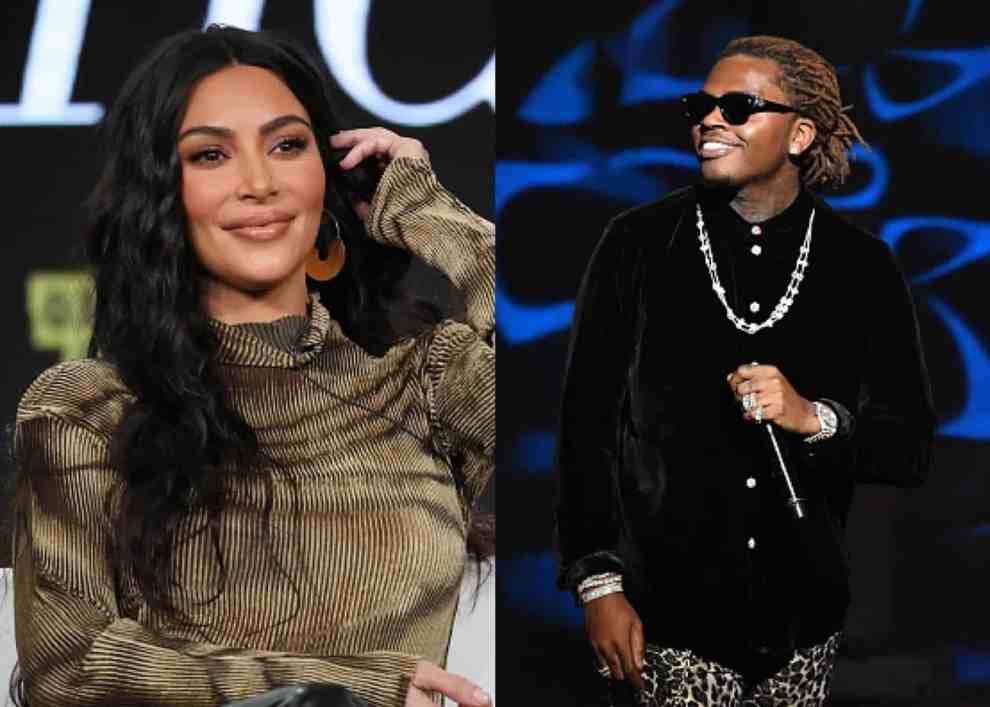 Kim Kardashian side by side with Gunna