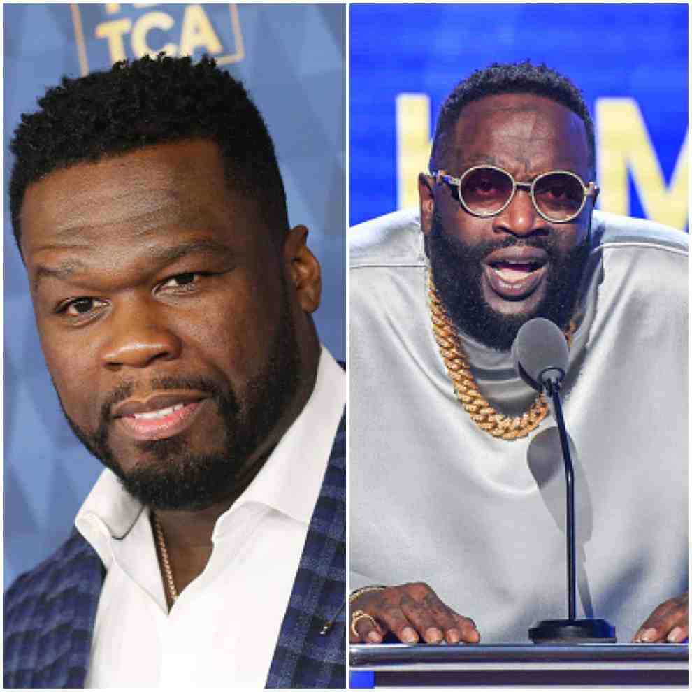 50 Cent on the left