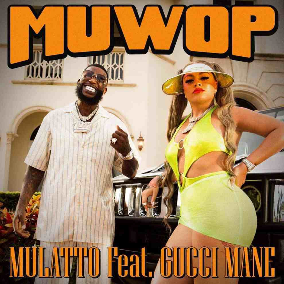 Cover art for Mulatto's single "Muwop" ft. Gucci Mane