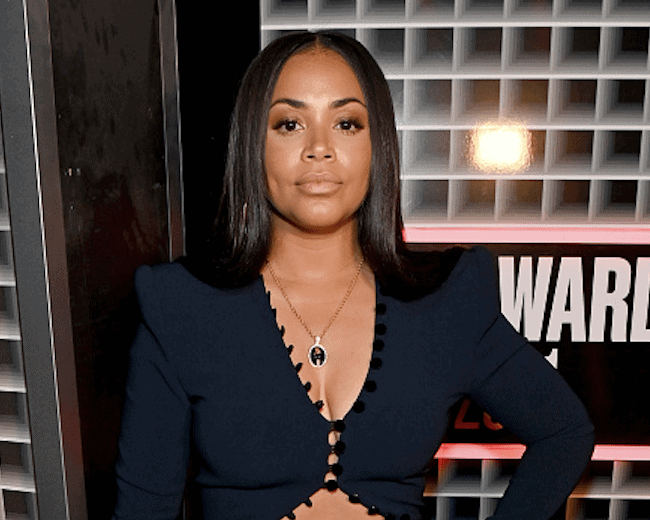Lauren London attends the BET Awards 2021 at Microsoft Theater on June 27