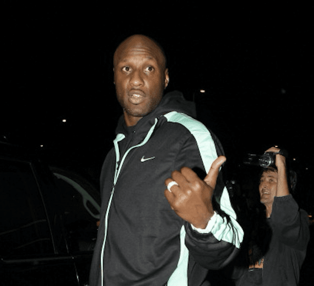 Lamar Odom is seen arriving at LAX airport on November 27