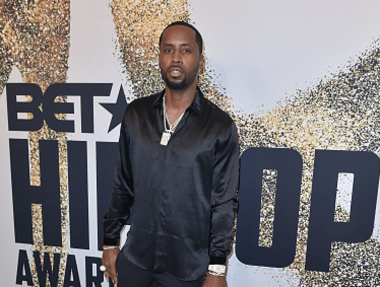 Safaree Samuel arrives to the BET Hip Hop Awards at the Fillmore Miami Beach on October 6