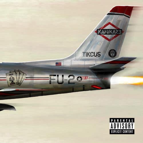 Eminem album cover art for "Kamikaze"